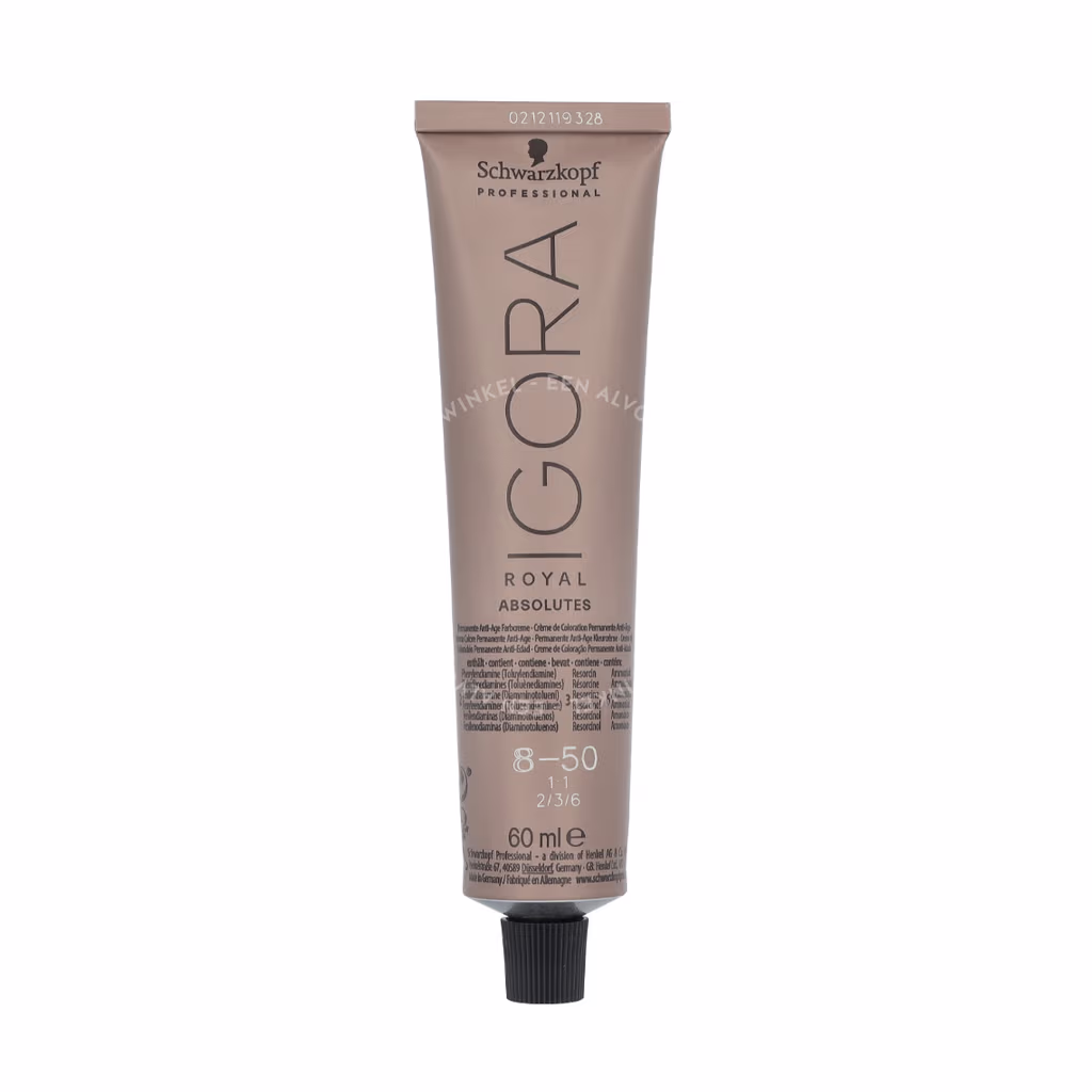 Schwarzkopf Schwarzkopf Igora Royal Absolutes Permanent Color Creme — 8-50