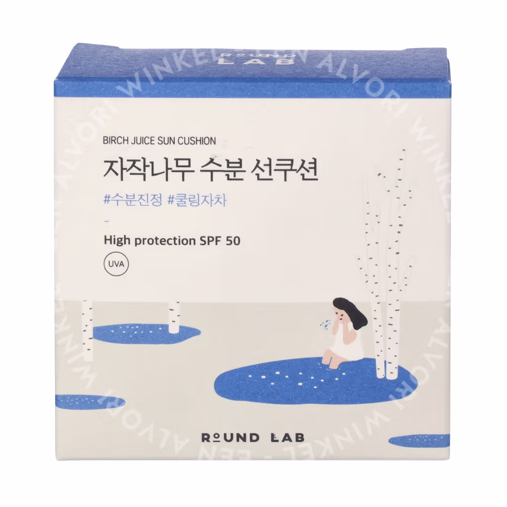 Round Lab Round Lab Birch Juice Moisturizing Sun Cushion SPF50+ PA++++ — foto 2