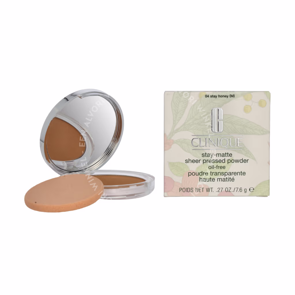 Clinique Clinique Stay-Matte Sheer Pressed Powder — #04 Stay Honey (M) — foto 3