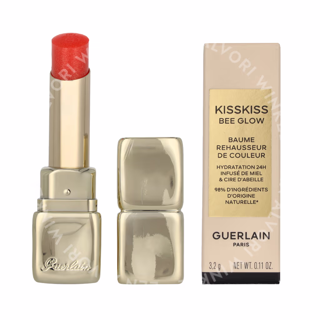 Guerlain Guerlain Kisskiss Bee Glow Lip Balm — #389 Pearly Peach — foto 3