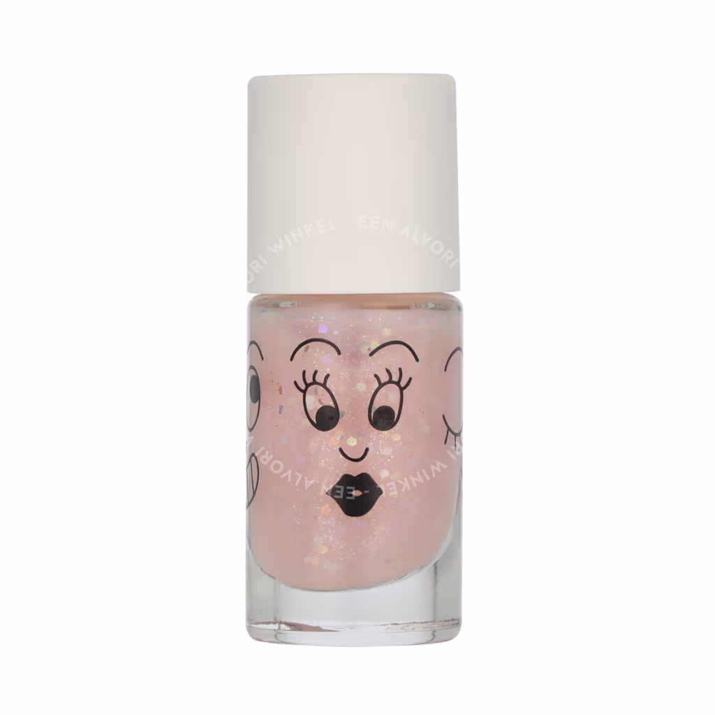 Nailmatic Nailmatic Kids Nail Polish — Clear Pink Glitter