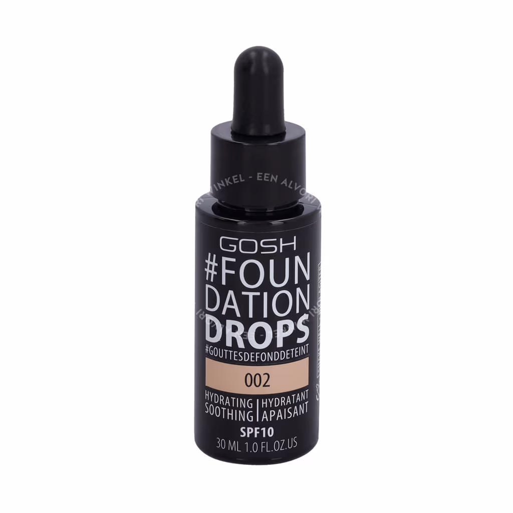 Gosh Gosh Foundation Drops SPF10 — #002 Ivory — foto 2