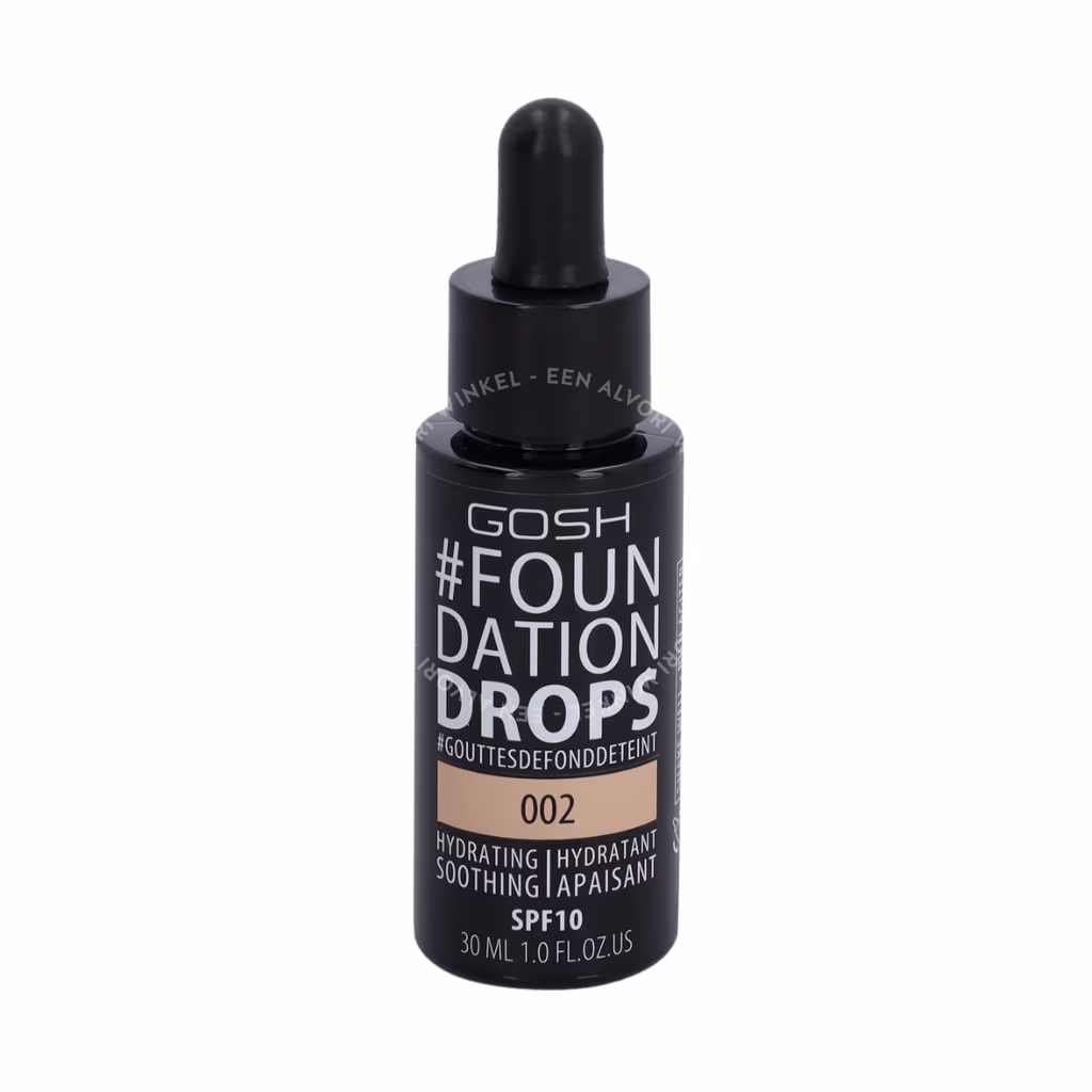 Gosh Gosh Foundation Drops SPF10 — #002 Ivory