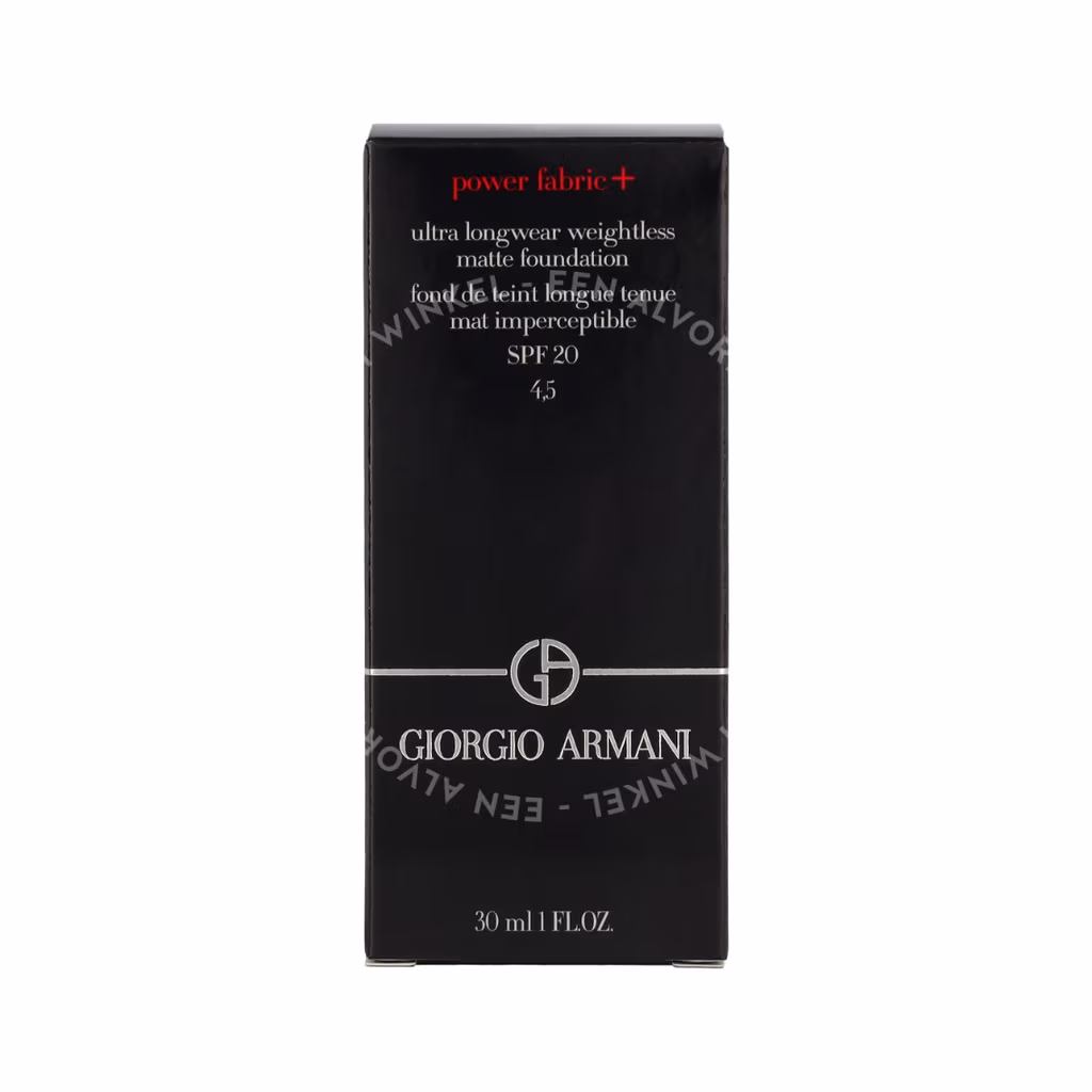 Armani Armani Power Fabric+ Ultra Longwear Matte Foundation SPF20 — #4,5 — foto 2