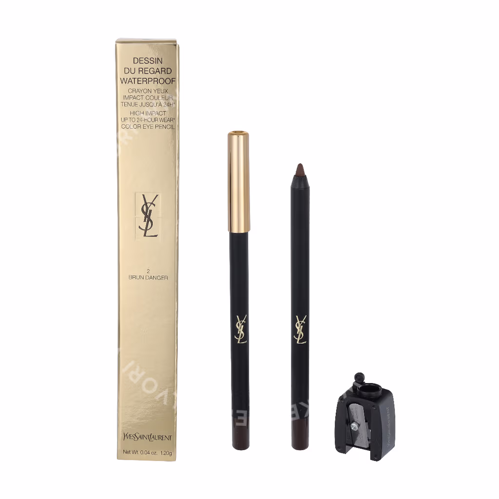 Yves Saint Laurent YSL Dessin Du Regard Waterproof Color Eye Pencil — #02 Brun Danger — foto 3
