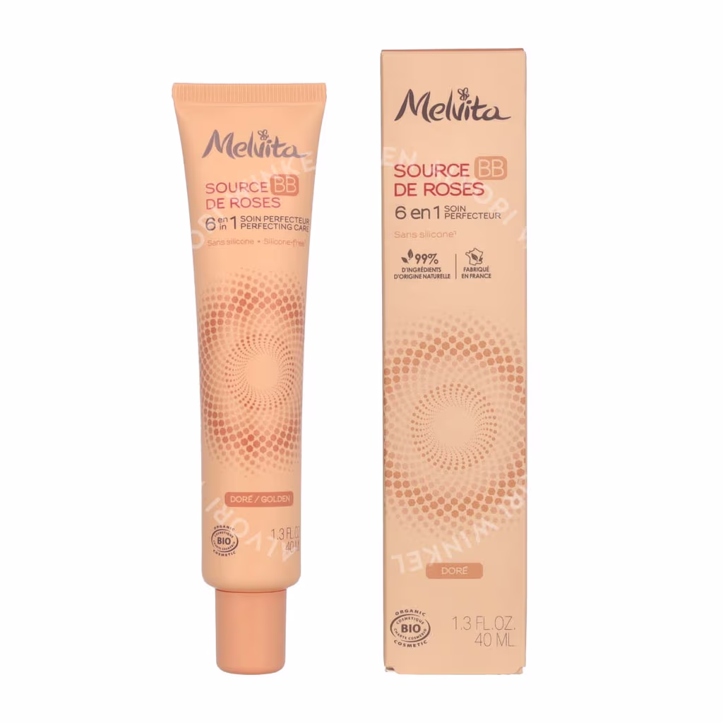 Melvita Melvita Source De Roses BB 6 in 1 Perfecting Care Cream Org. — Golden — foto 3