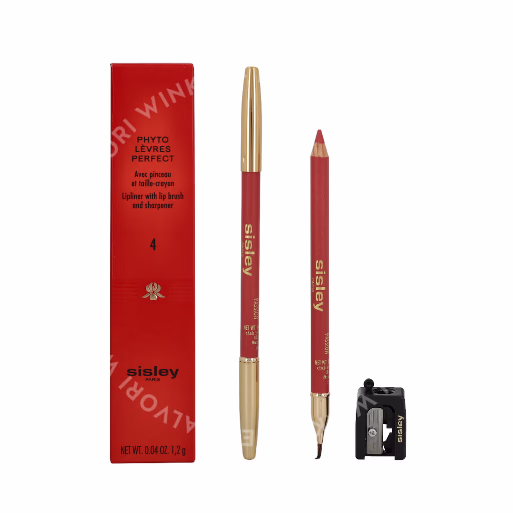 Sisley Sisley Phyto-Levres Perfect Lipliner — #04 Rose Passion - With Lip Brush And Sharpener — foto 3