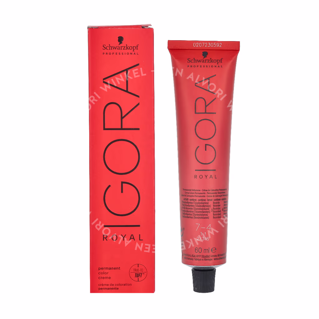Schwarzkopf Schwarzkopf Igora Royal Permanent Color Creme — 7-4 — foto 3