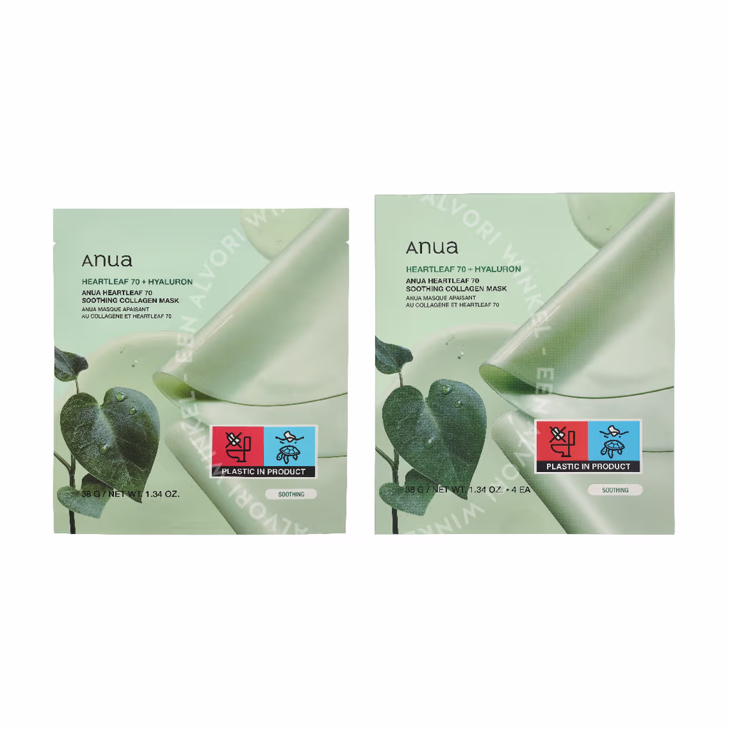 Anua Anua Heartleaf 70 Soothing Collagen Mask — foto 3