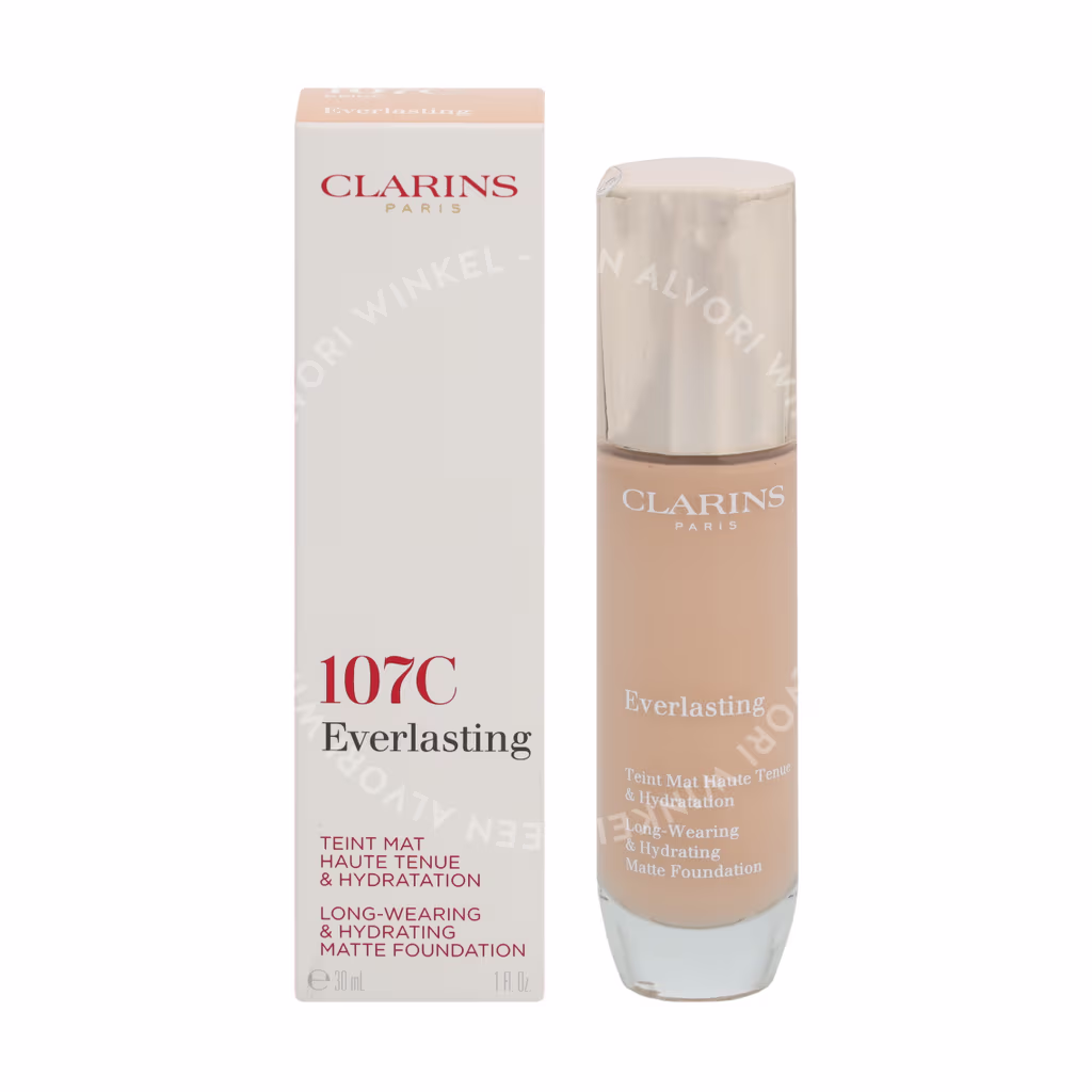 Clarins Clarins Everlasting Long-Wearing Hydrating Matte Foundation — #107C Beige — foto 3