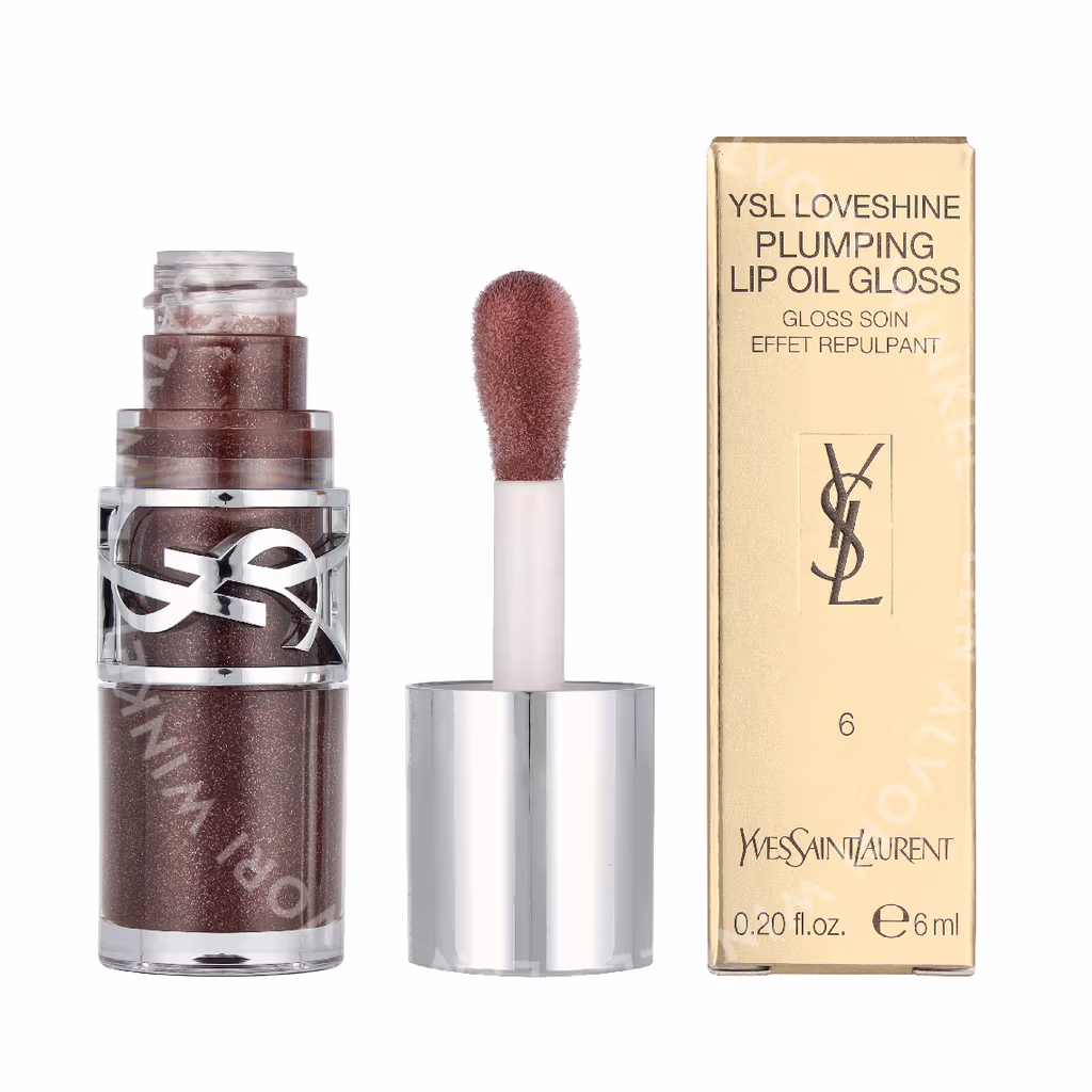 Yves Saint Laurent YSL Loveshine Plumping Lip Gloss — #6 Espresso Stardust — foto 3