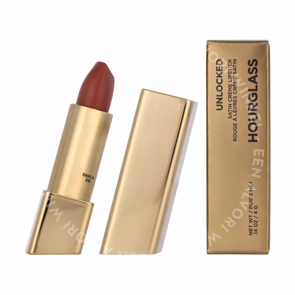 Hourglass Hourglass Unlocked Satin Creme Lipstick — Dahlia 318 Rose — foto 3