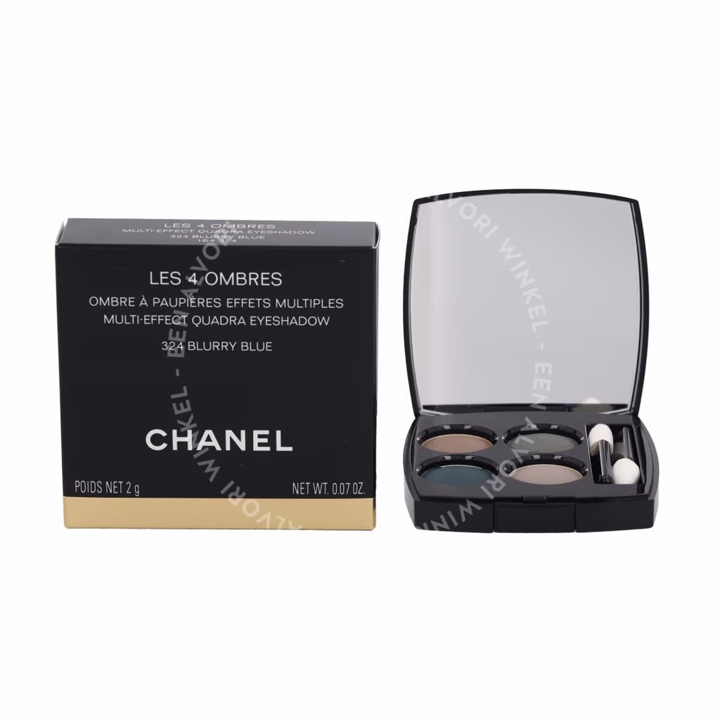 Chanel Chanel Les 4 Ombres Multi Effect Quadra Eyeshadow — #324 Blurry Blue — foto 3
