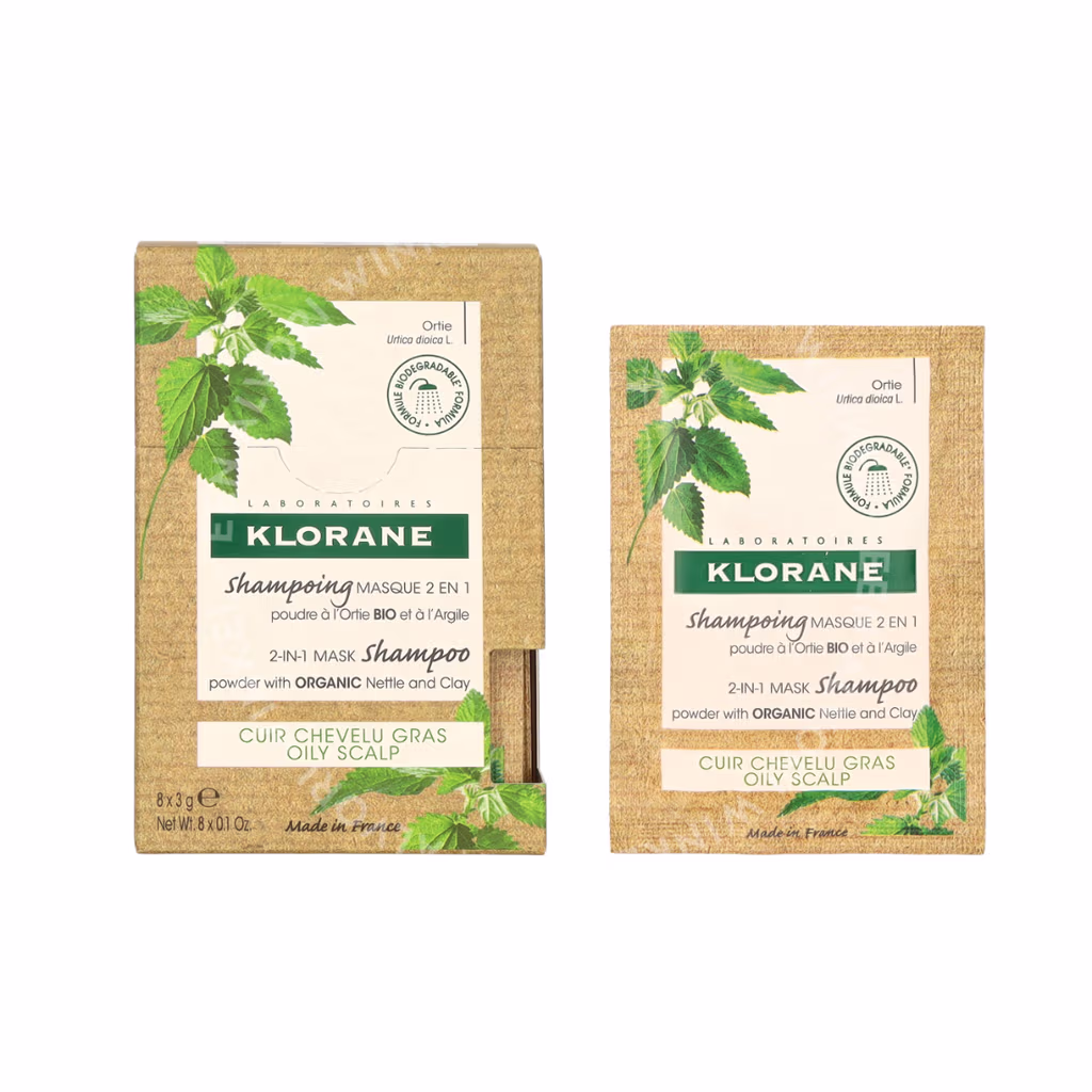 Klorane Klorane Nettle & Glay Powder Shampoo Mask — foto 3