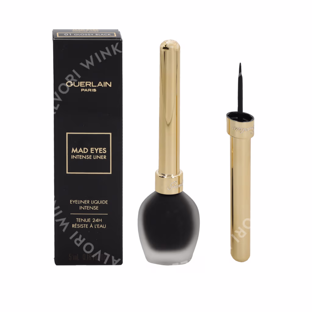 Guerlain Guerlain Mad Eyes Intense Liner 24HWear — #01 Glossy Black — foto 3