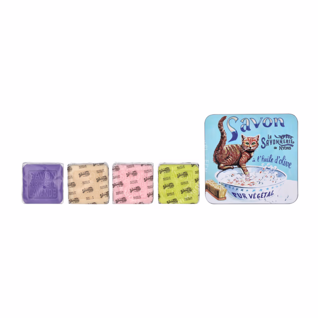 La Savonnerie De Nyons La Savonnerie De Nyons Soap Bar Set 4 Pcs - Cat — foto 3