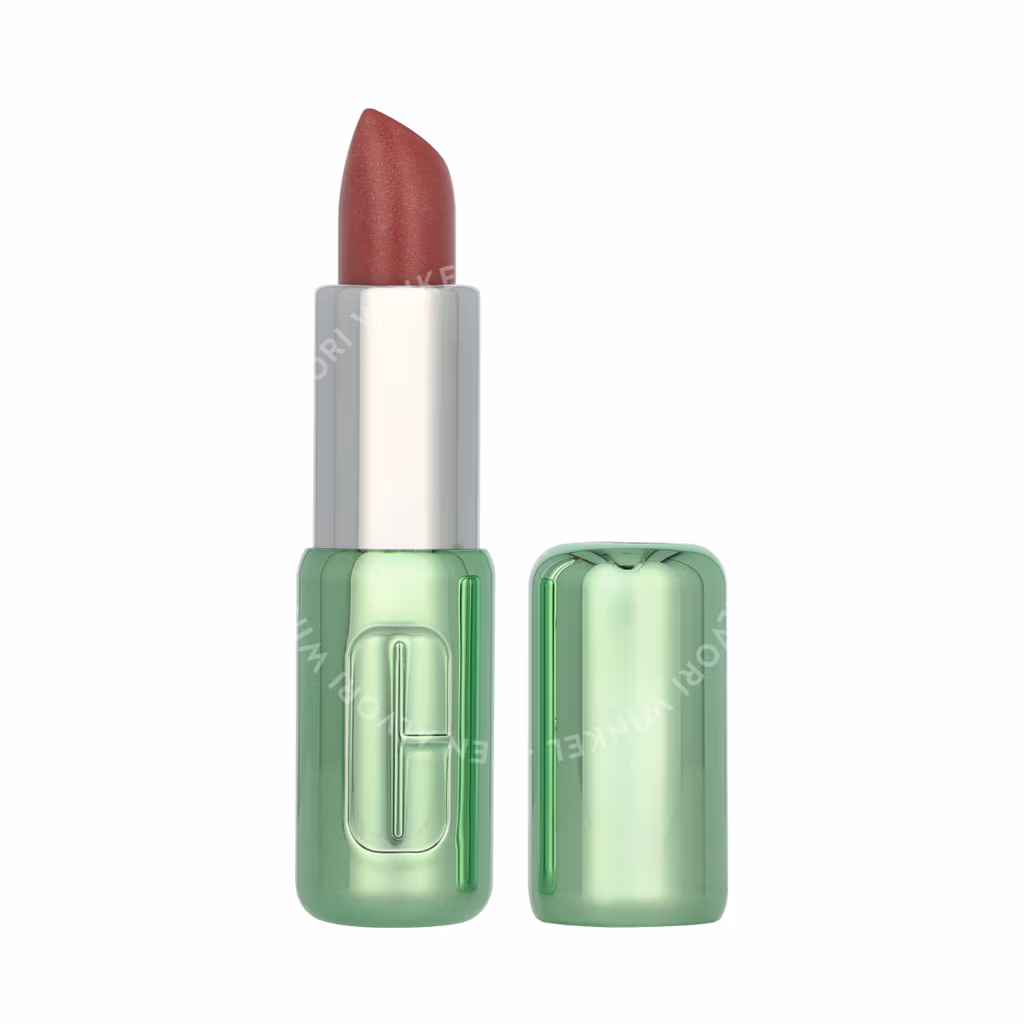 Clinique Clinique Pop Longwear Shine Lipstick — #01 Nude Pop