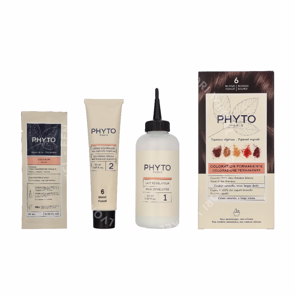 Phyto Phyto Phytocolor Permanent Color — #06 Dark Blond — foto 3