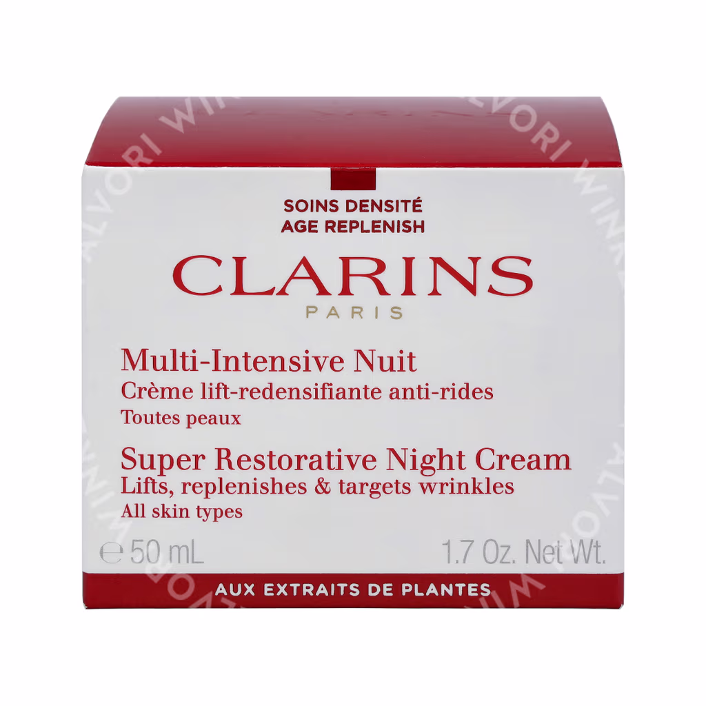 Clarins Clarins Super Restorative Night Cream Lifts Replenish & Target Wrinkles - All Skin Types — foto 2