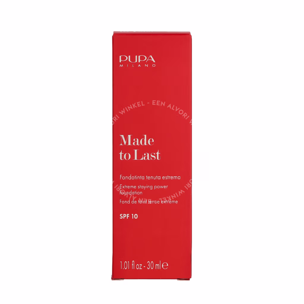 Pupa Milano Pupa Made To Last Total Comfort Foundation SPF10 — #010 Porcelain — foto 2