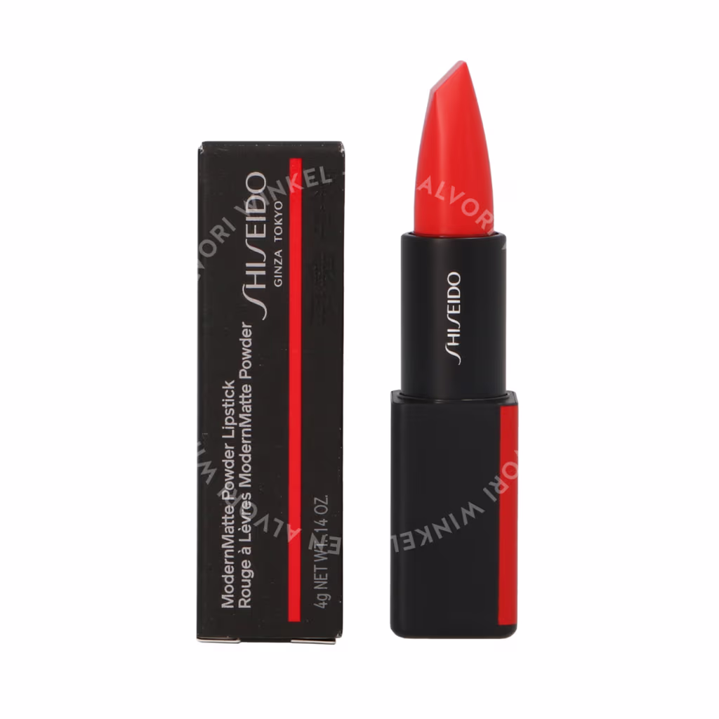 Shiseido Shiseido Modern Matte Powder Lipstick — #509 Flame — foto 3
