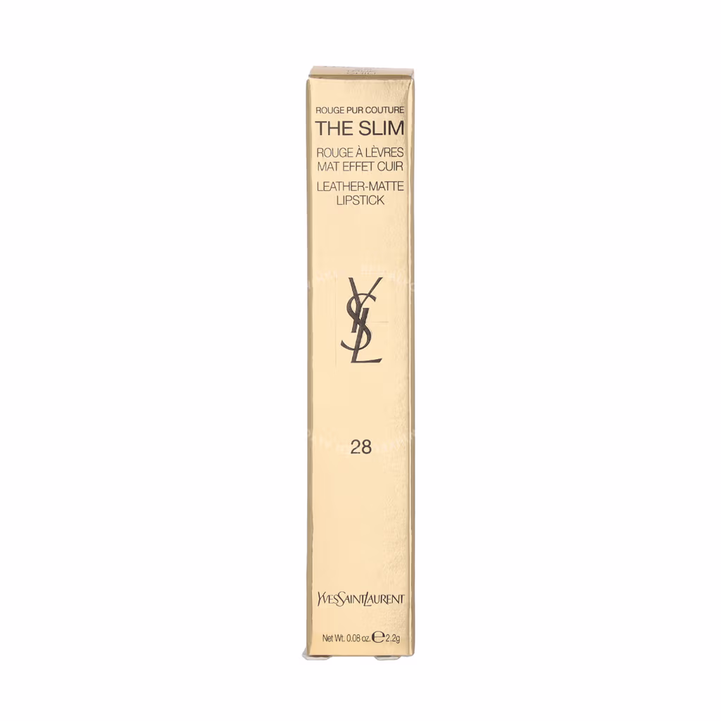 Yves Saint Laurent YSL Rouge Pur Couture The Slim Leather Matte Lipstick — #28 True Chili — foto 2