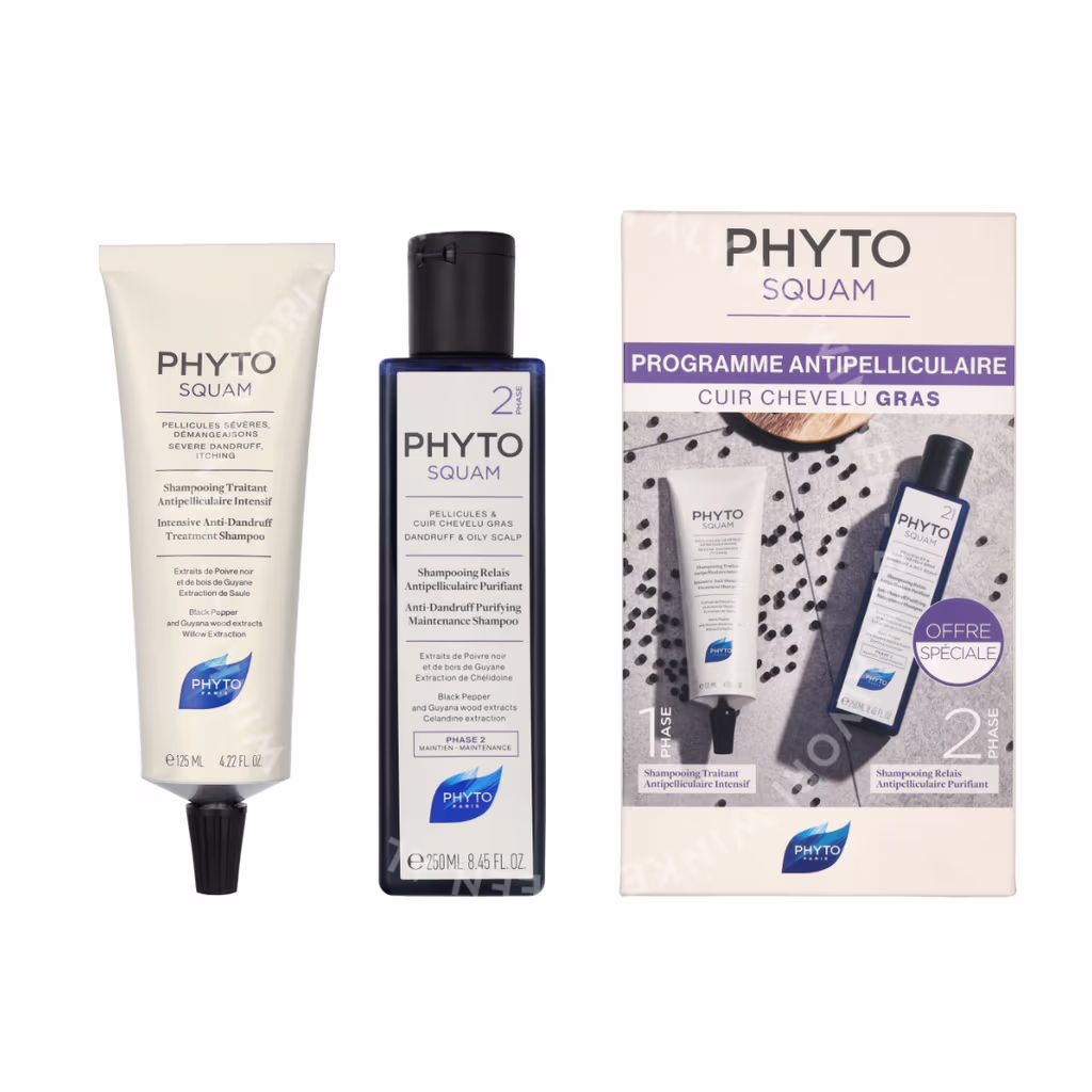 Phyto Phyto Phytosquam Purifying Shampoo Duo Set — foto 3