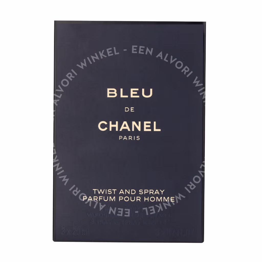 Chanel Chanel Bleu De Chanel Pour Homme Giftset — 3x Parfum Spray Refill 20ml - Twist and Spray - Travel Sprays — foto 2