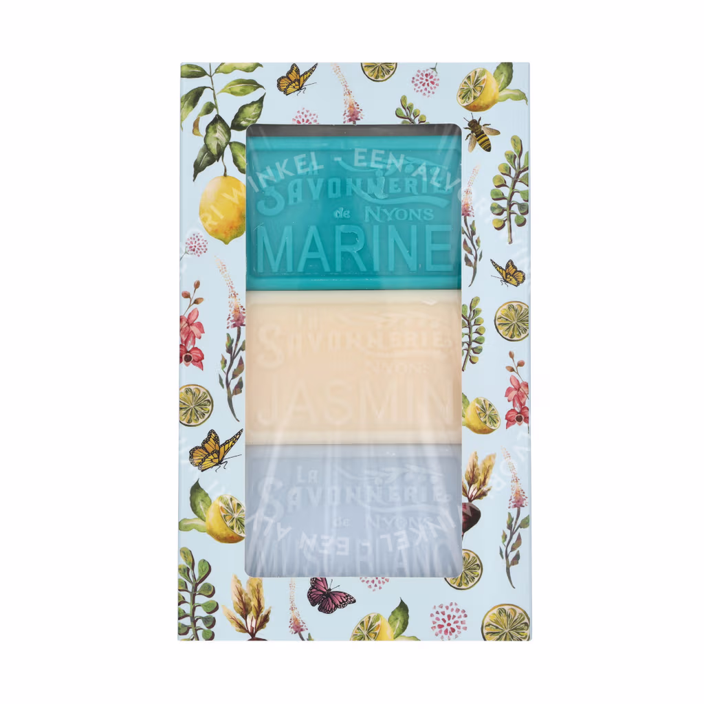 La Savonnerie De Nyons La Savonnerie De Nyons Soap Bar Set — 3x100gr Blue — foto 2