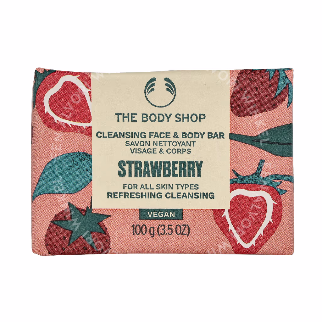 The Body Shop The Body Shop Strawberry Cleansing Face & Body Bar — foto 2