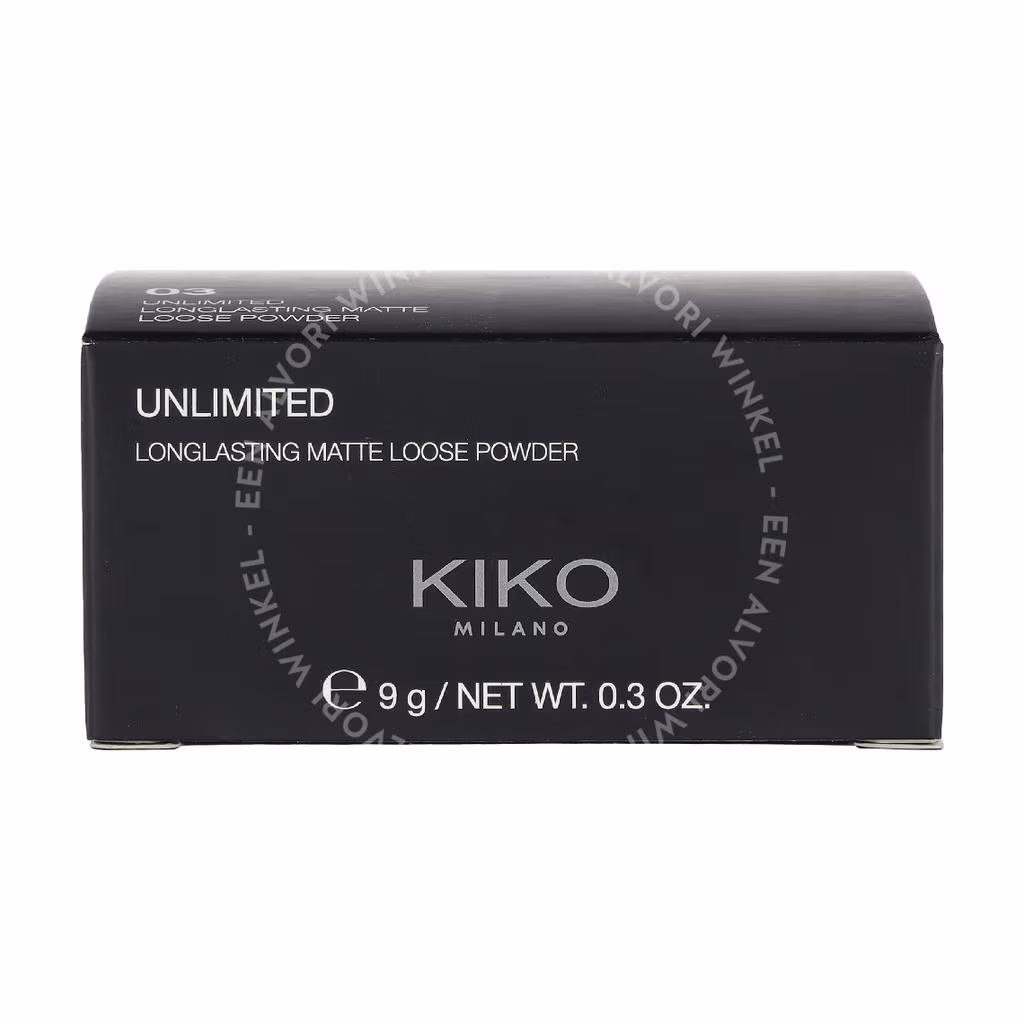Kiko Milano Kiko Milano Unlimited Long Lasting Matte Loose Powder — foto 2