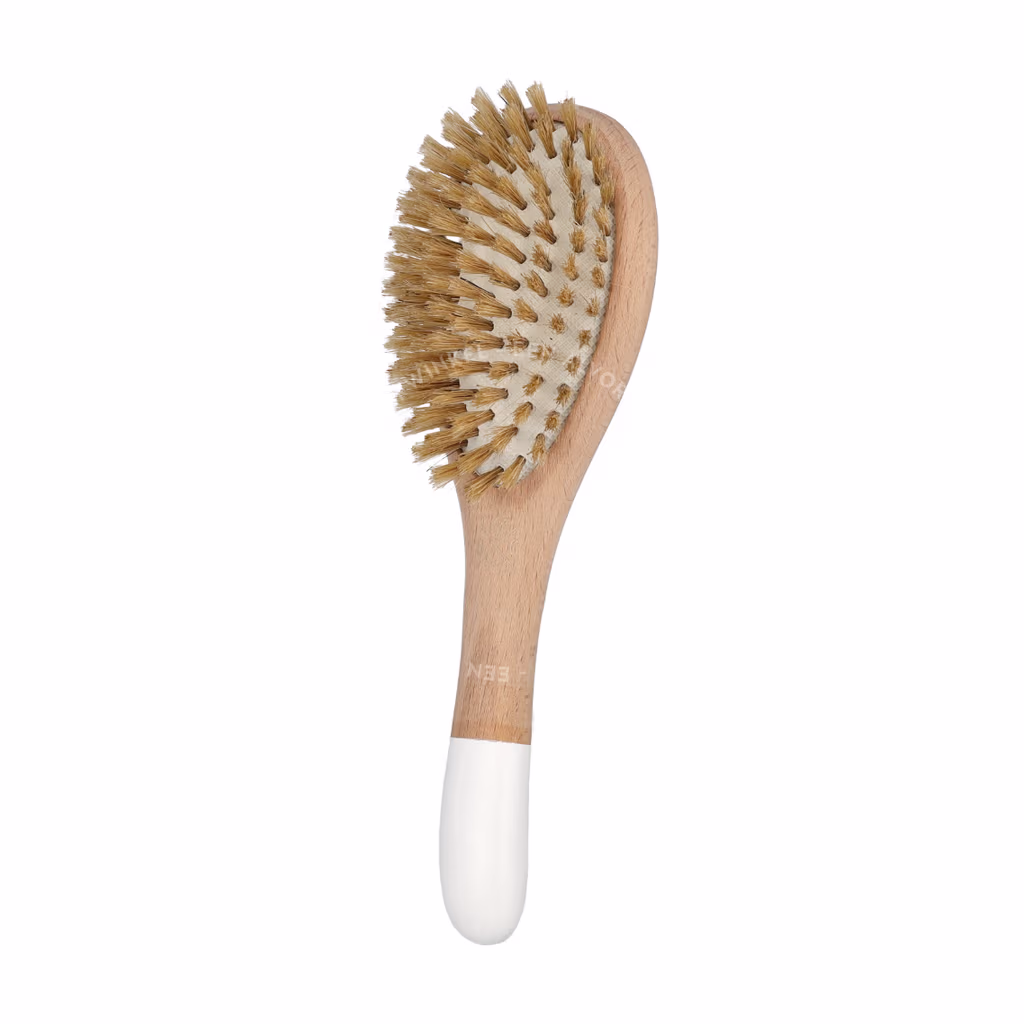 Bachca Paris Bachca Paris Baby Wooden Hair Brush — Boar Bristles
