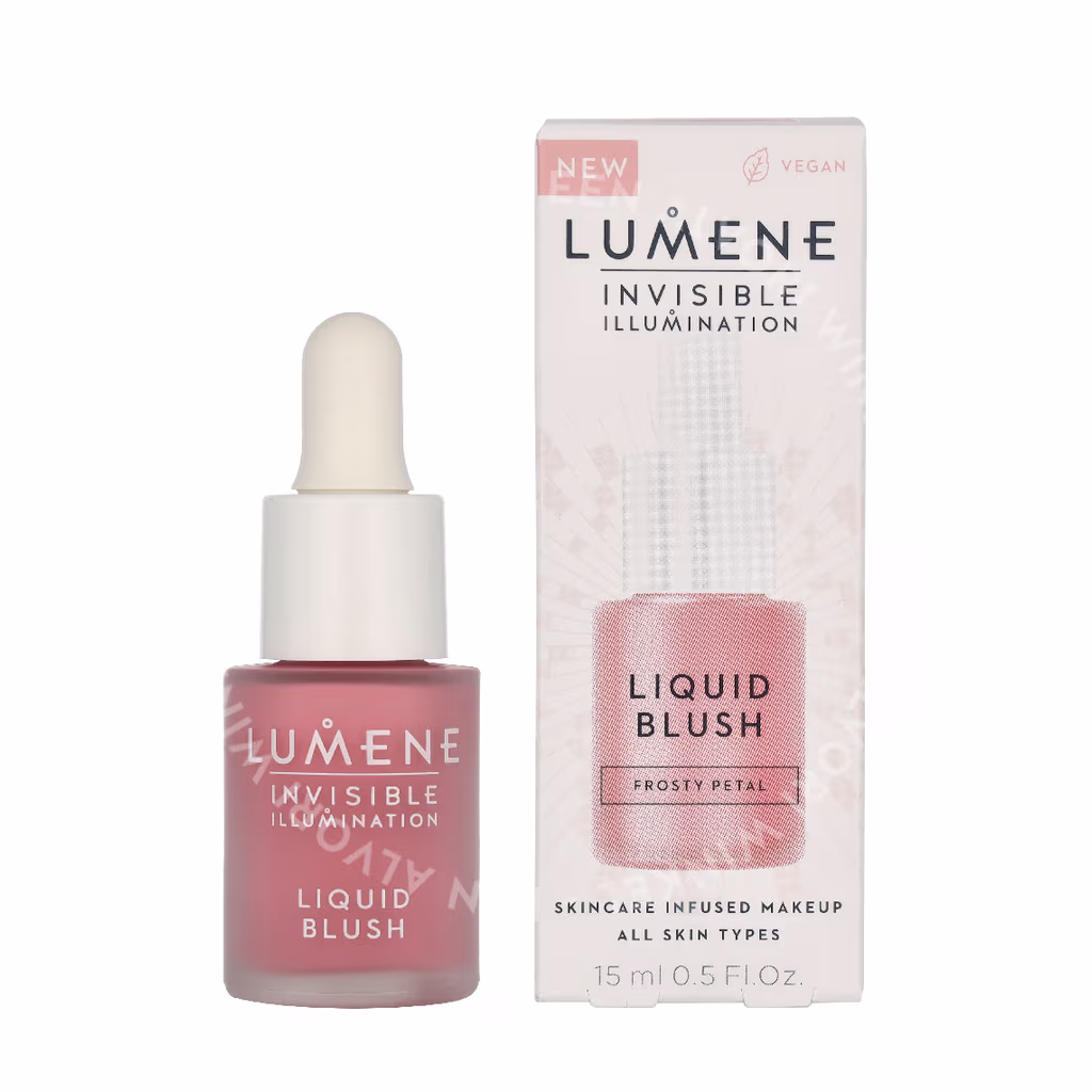 Lumene Lumene Invisible Illumination Liquid Blush — Frosty Petal — foto 3