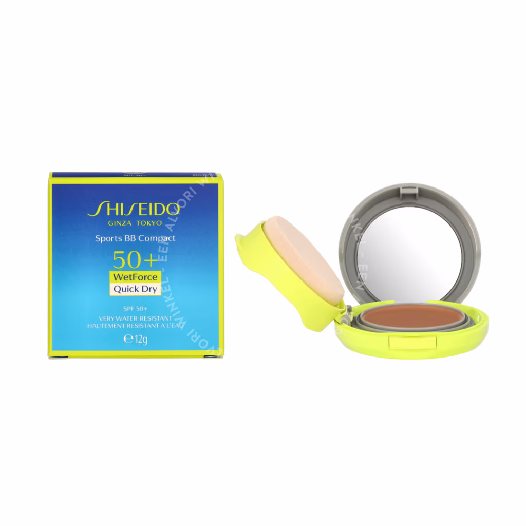 Shiseido Shiseido Sports BB Compact Wet Force Quick Dry SPF50+ — 02 Medium — foto 3