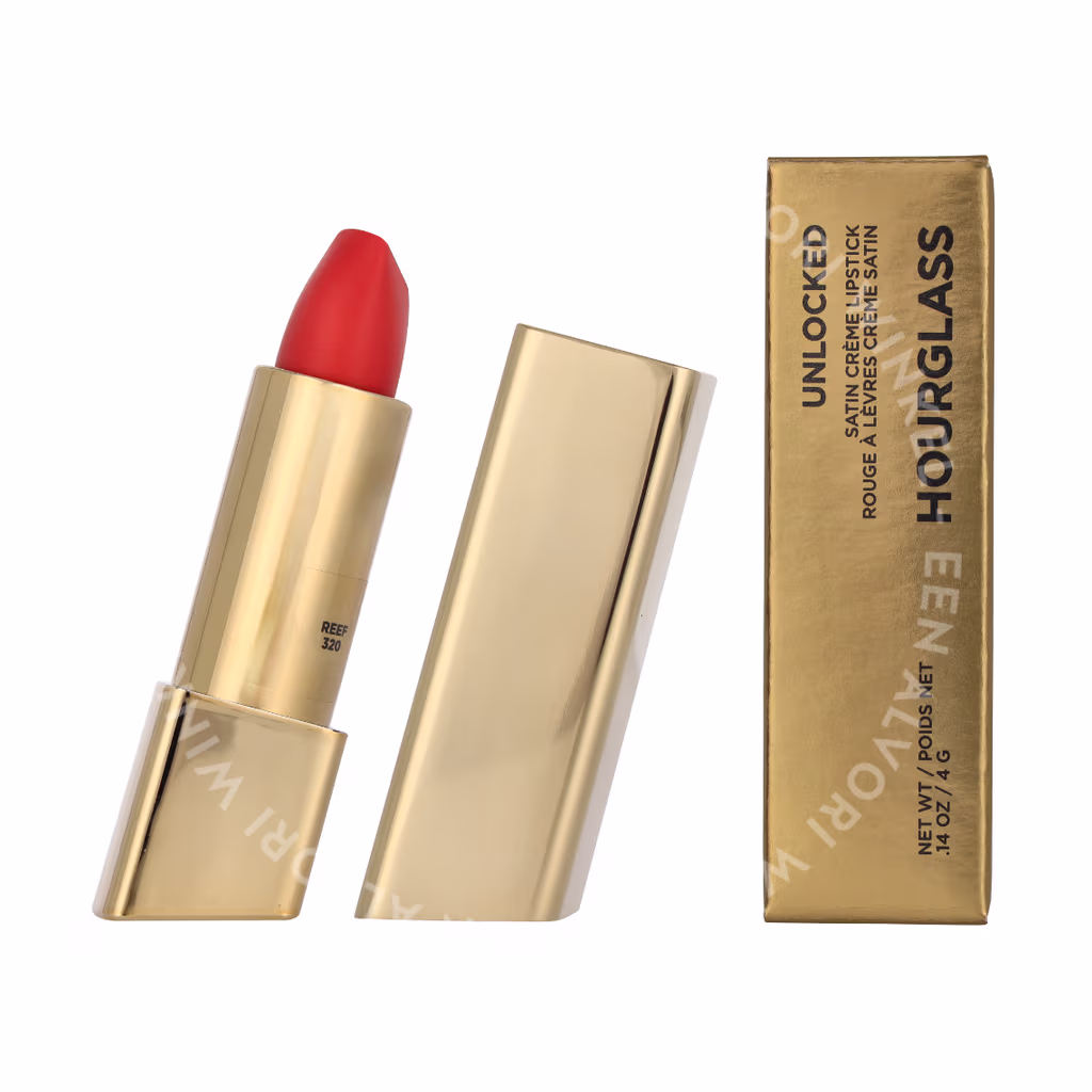 Hourglass Hourglass Unlocked Satin Creme Lipstick — Reef 320 Coral — foto 3