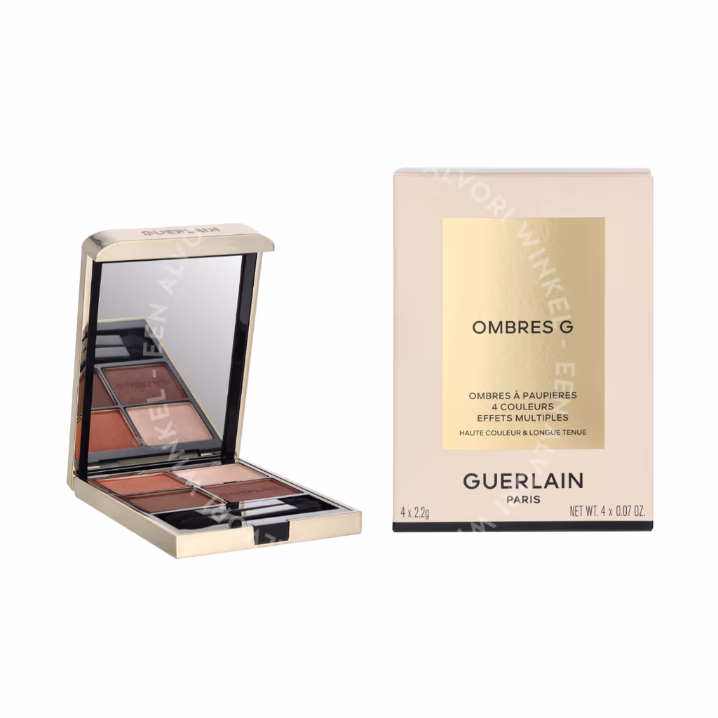 Guerlain Guerlain Ombres G 4 Colors Eyeshadow Palette — #910 Undressed Brown — foto 3