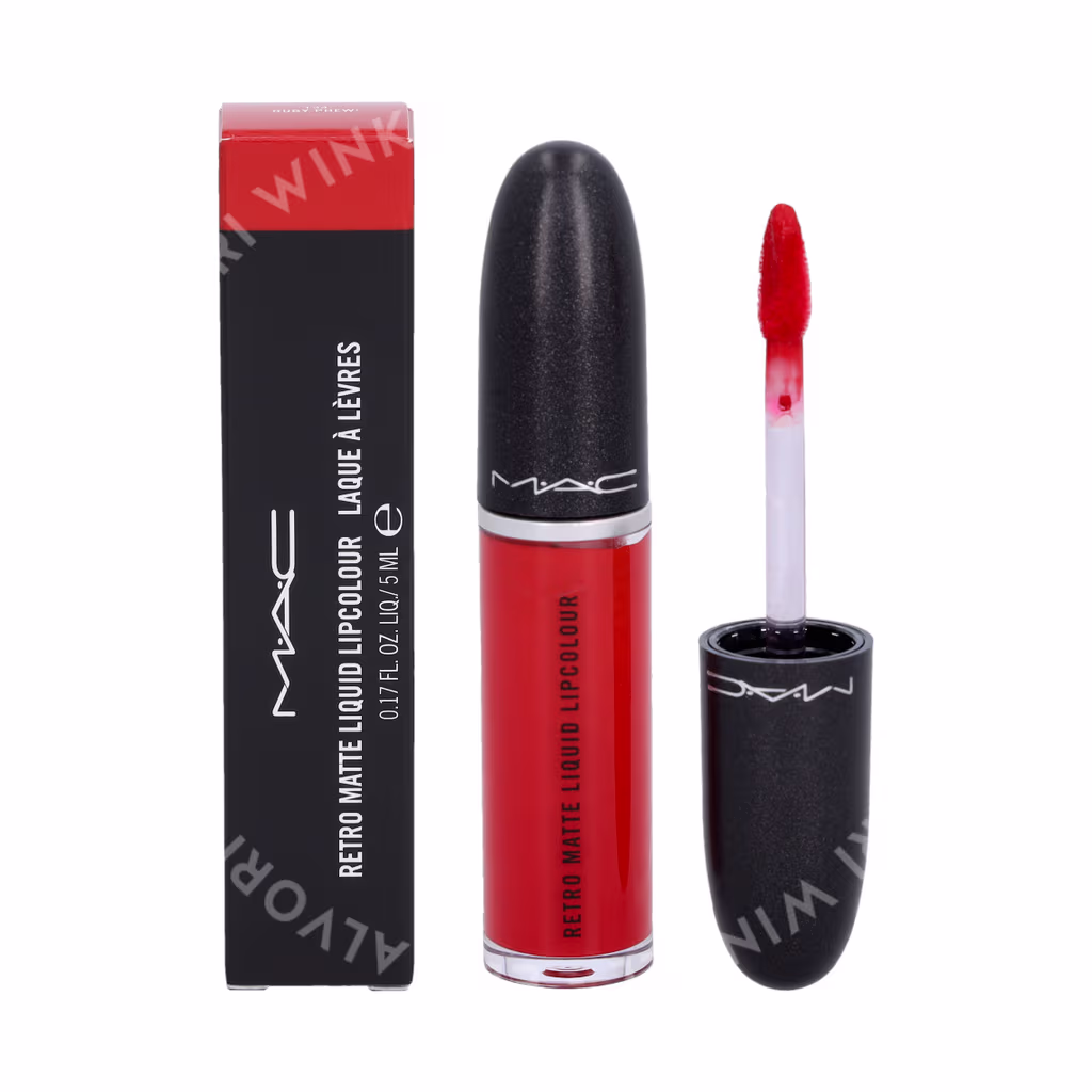 Mac MAC Retro Matte Liquid Lipcolour — #134 Ruby Phew! — foto 3