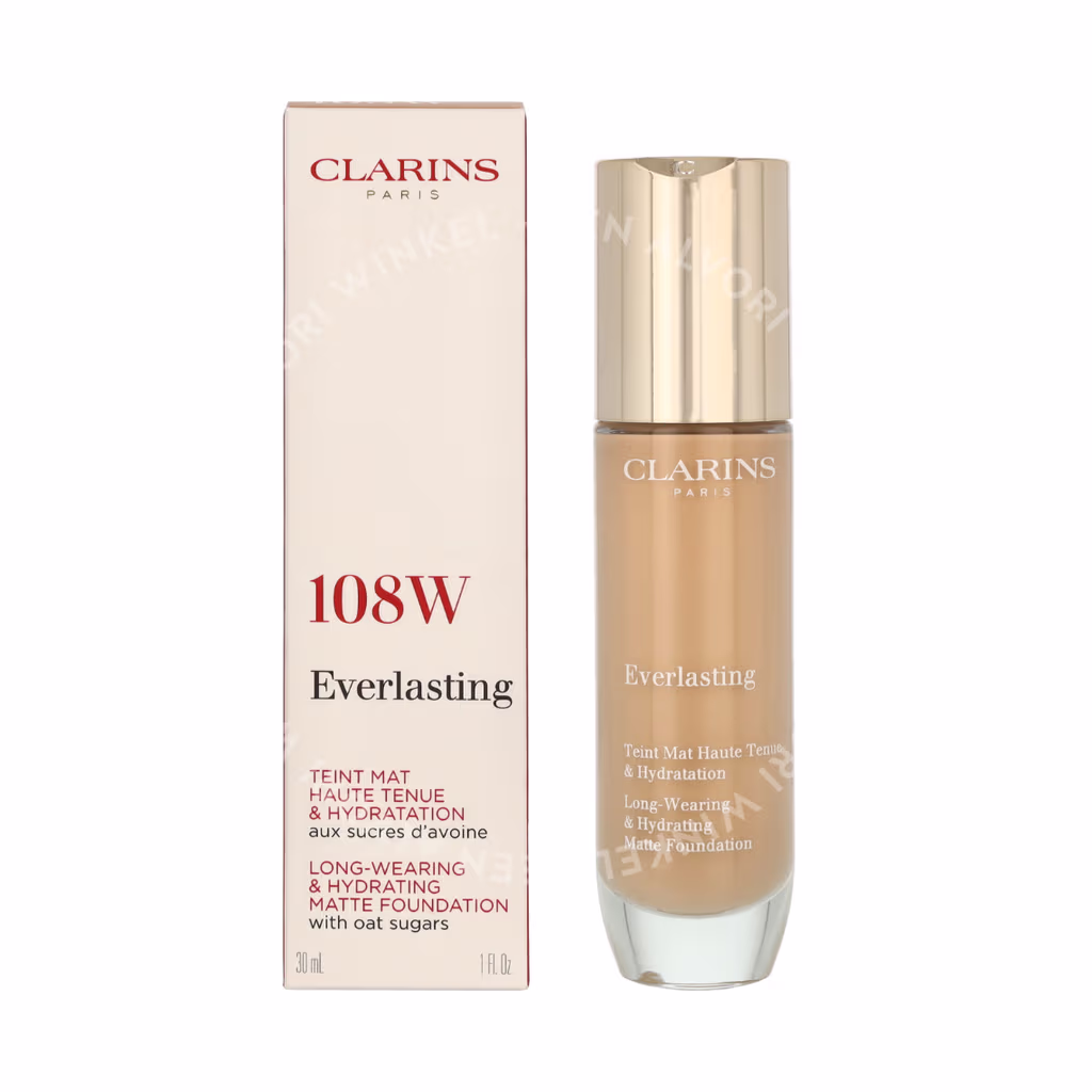 Clarins Clarins Everlasting Long-Wearing Hydrating Matte Foundation — #108W Sand — foto 3