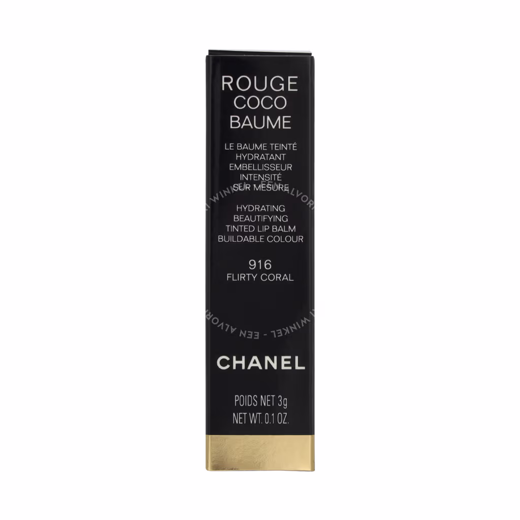 Chanel Chanel Rouge Coco Hydrating Beautifying Tinted Lip Balm — #916 Flirty Coral — foto 2