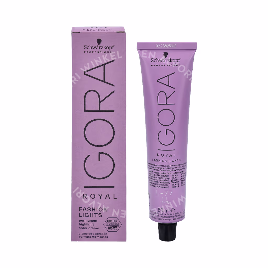 Schwarzkopf Schwarzkopf Igora Royal Fashion Lights Permanent Color Creme — L-77 — foto 3