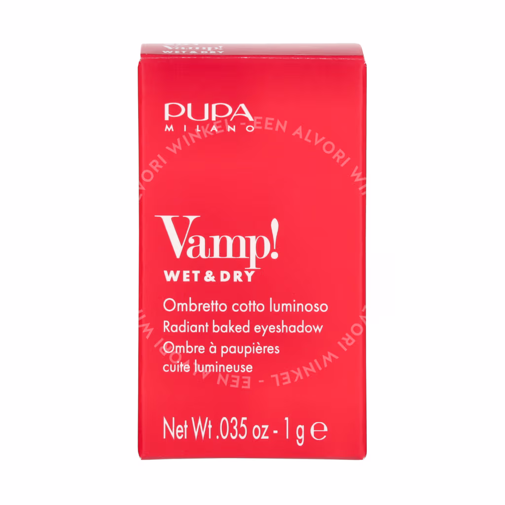 Pupa Milano Pupa Vamp! Wet & Dry Eyeshadow — #201 Champagne Gold — foto 2