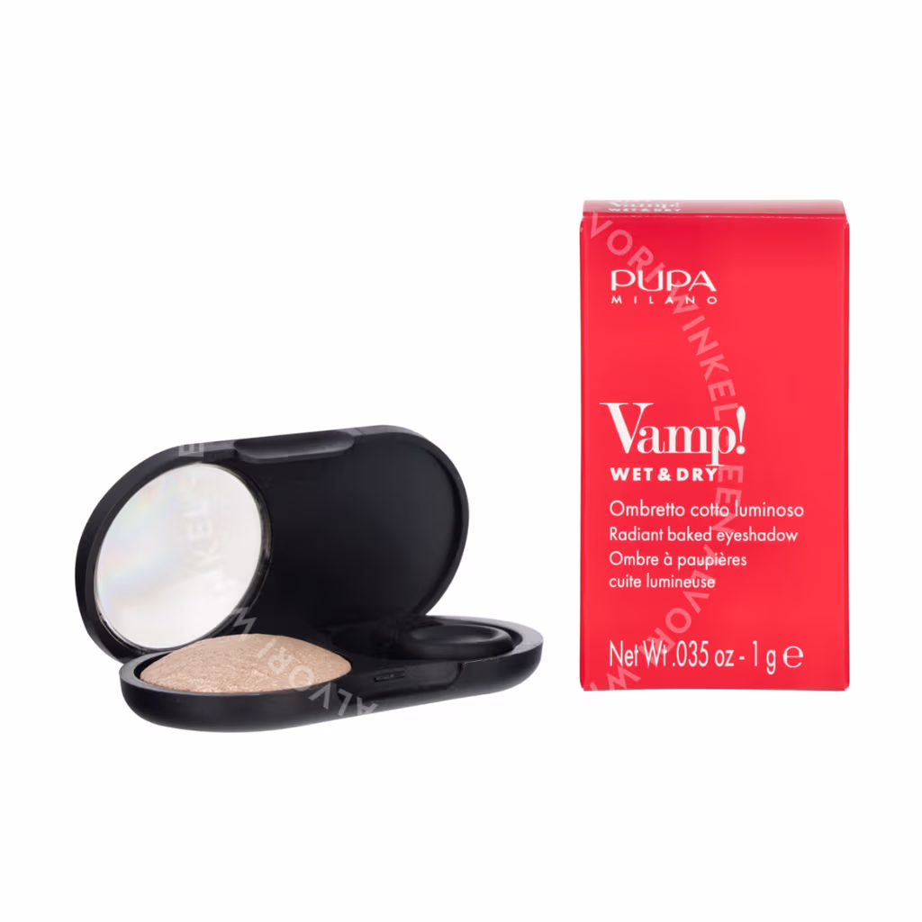 Pupa Milano Pupa Vamp! Wet & Dry Eyeshadow — #201 Champagne Gold — foto 3
