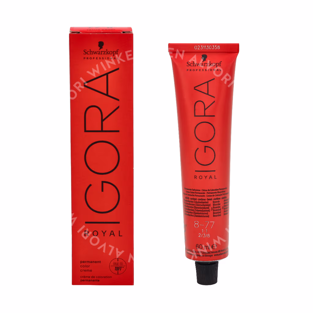 Schwarzkopf Schwarzkopf Igora Royal Permanent Color Creme — 8-77 — foto 3