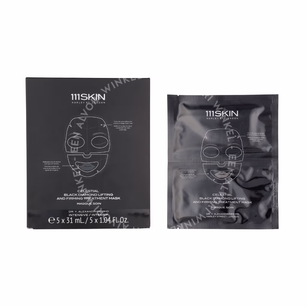 111Skin 111SKIN Celestial Black Diamond L.&F. Treatment Mask Set — foto 3