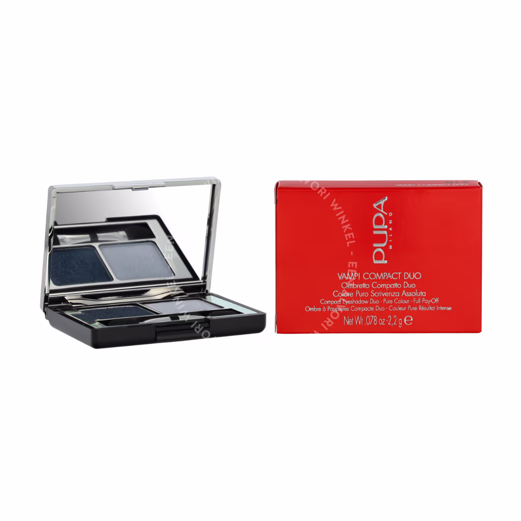 Pupa Milano Pupa Vamp! Compact Duo Eyeshadow — #012 Magnetic Blue — foto 3