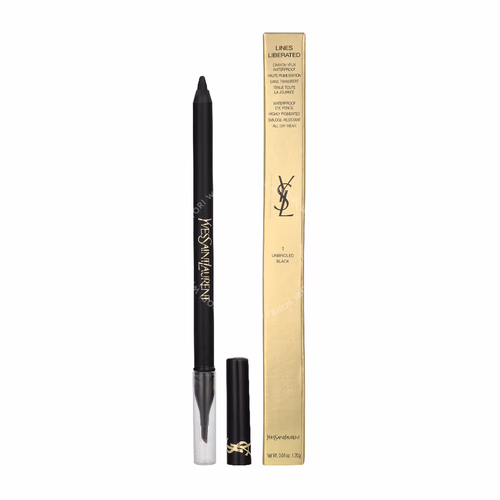 Yves Saint Laurent YSL Lines Liberated Waterproof Eye Pencil — #01 Unbridled Black — foto 3