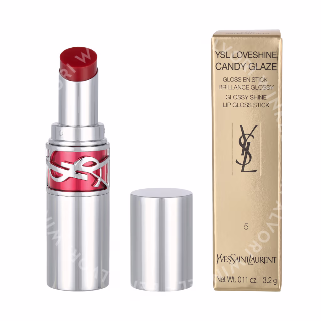 Yves Saint Laurent YSL Loveshine Candy Glaze Lipstick — #05 Pink Satisfaction — foto 3