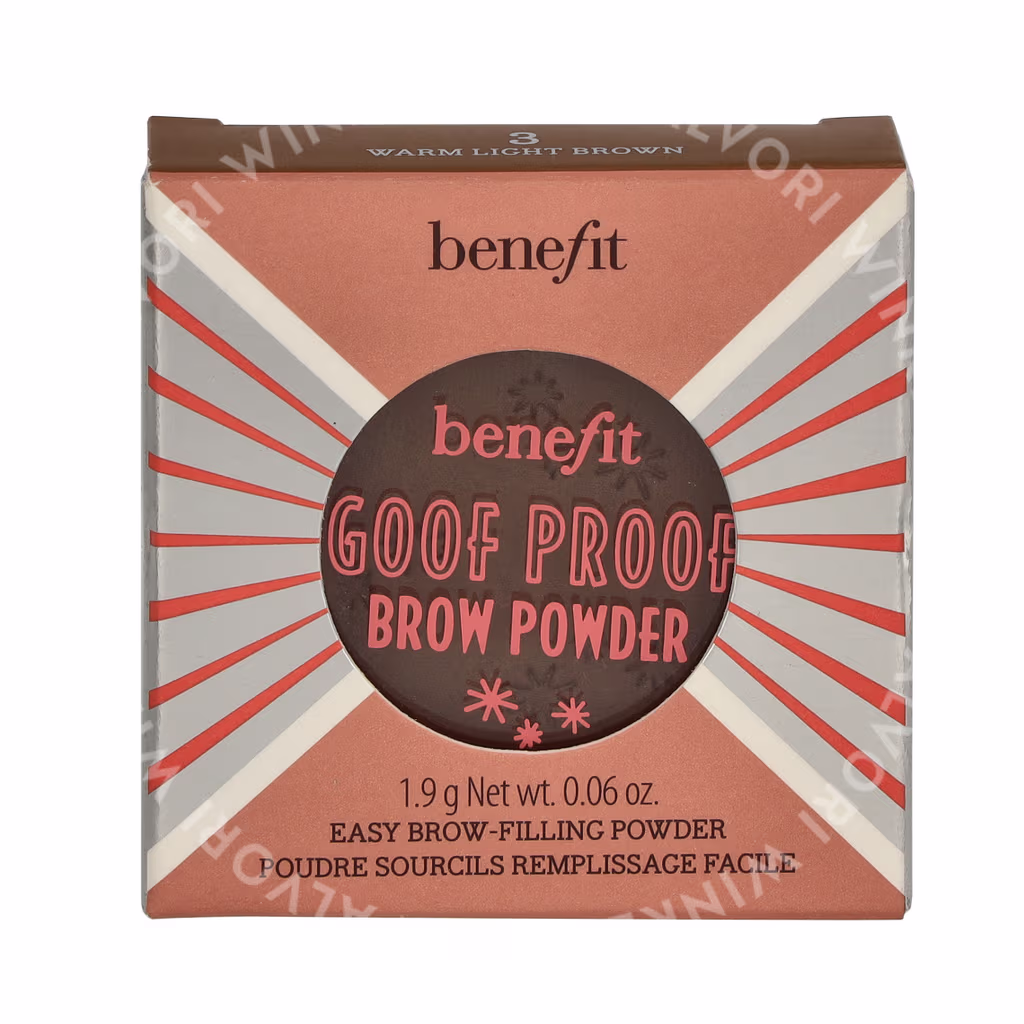 Benefit Benefit Goof Proof Brow Powder — #3 Warm Light Brown — foto 2
