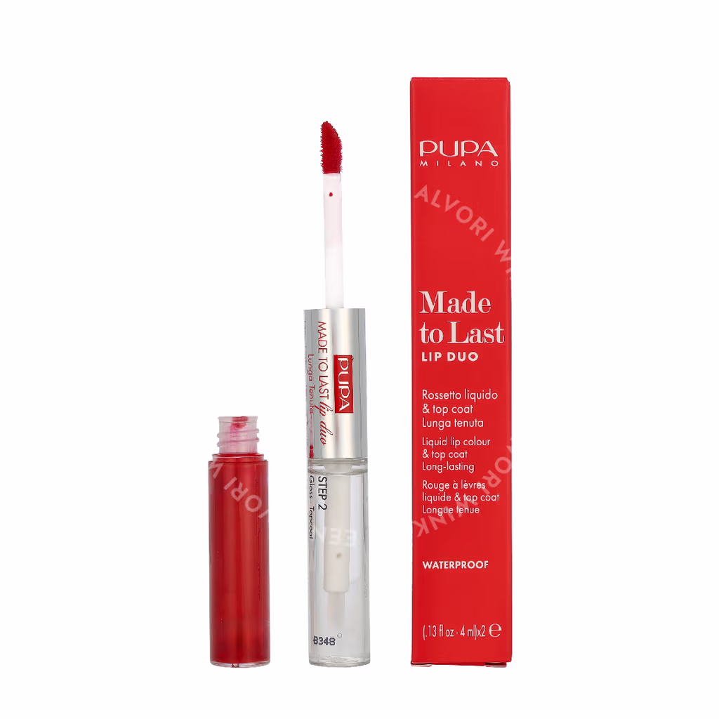 Pupa Milano Pupa Made to Last Lip Duo Lipstick — #006 Fire Red — foto 3