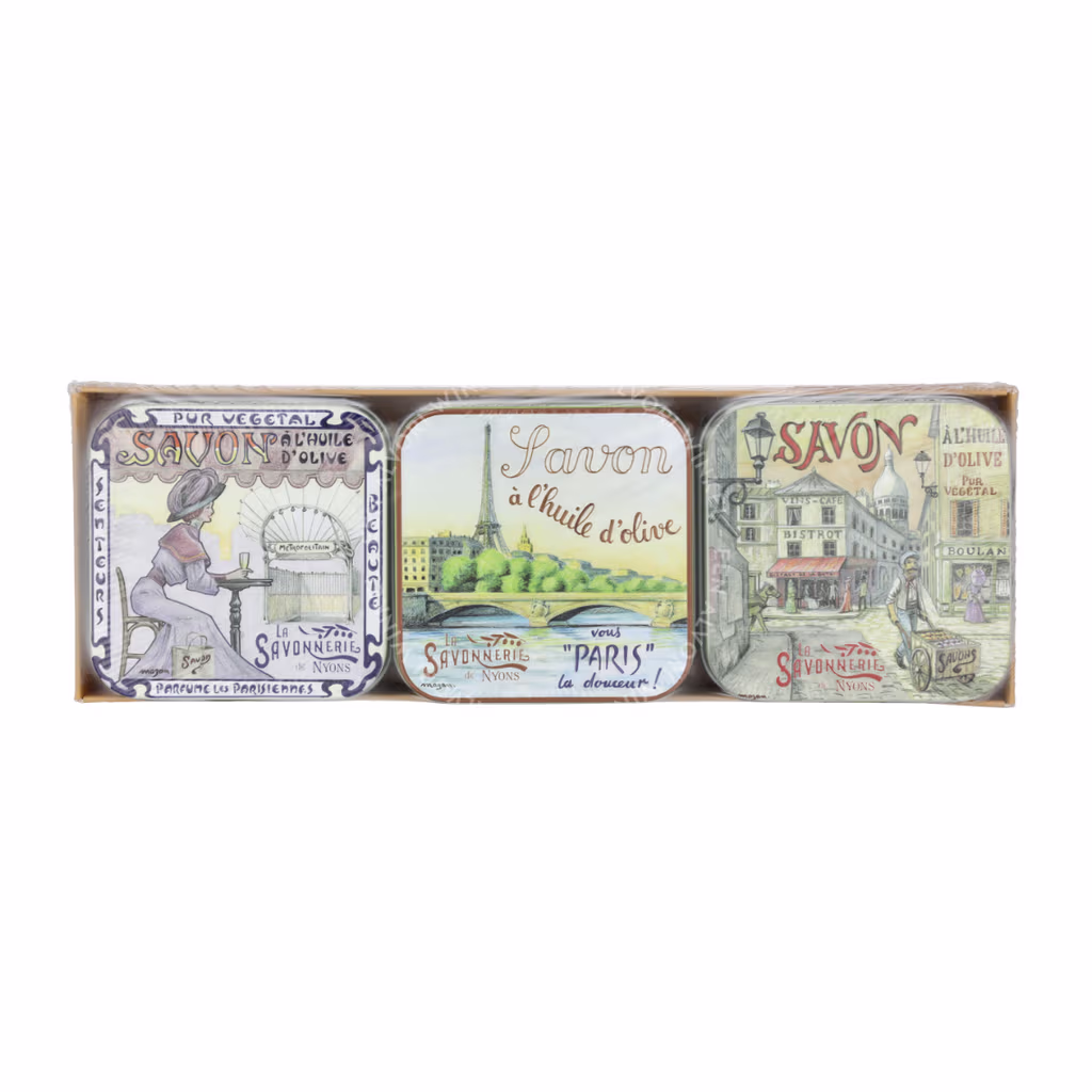 La Savonnerie De Nyons La Savonnerie De Nyons Soap Bar Set 3 Pcs - Paris